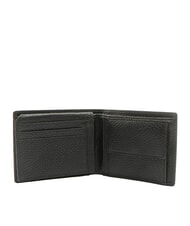 SPALDING SNAP Mittelgroße Brieftasche aus gehämmertem Leder Schwarz - Brieftaschen Herren - 3