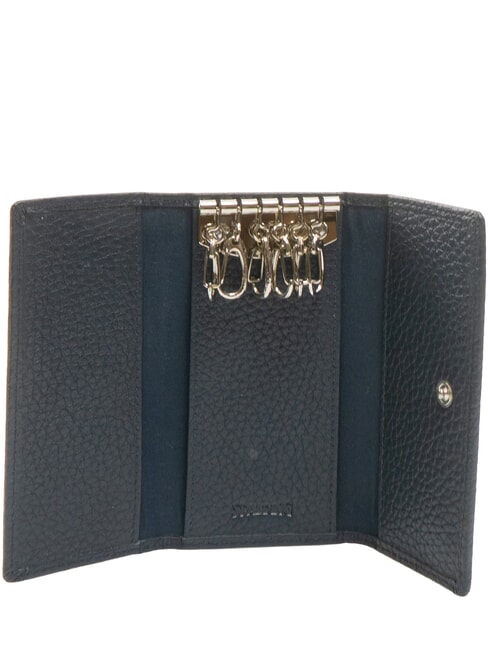 SNAP Schlüsseletui aus Leder blau - Schlüsselanhänger und Schlüsseletuis