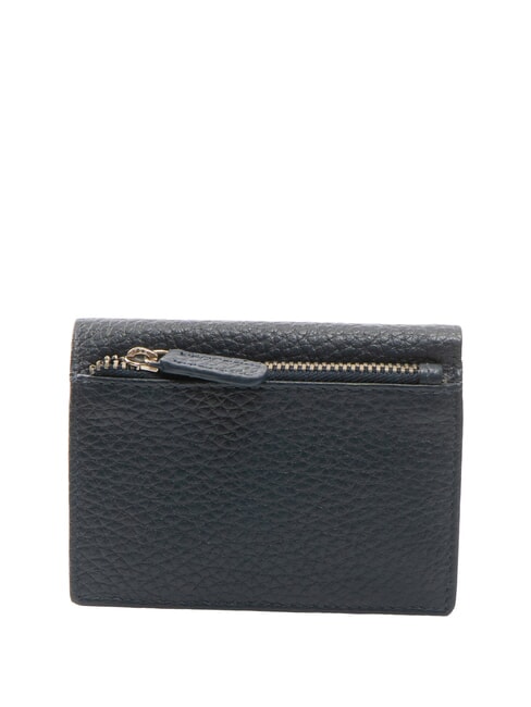 SNAP  Vertikale Geldbörse aus gehämmertem Leder blau - Brieftaschen Herren