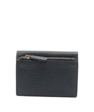 SPALDING SNAP  Vertikale Geldbörse aus gehämmertem Leder blau - Brieftaschen Herren - 3