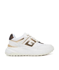 GUESS FONZI Laufschuhe Weiss-braun - Damenschuhe - 2