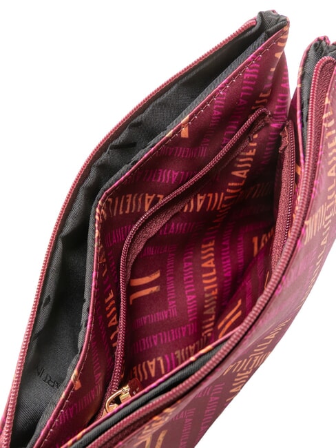 GEO Mittelgroße Clutch mit 3 Taschen Alpenveilchen - Damentaschen