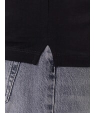 GUESS PEARLS LOVE TRIANGLE T-Shirt mit Print und Applikationen jetbla - T-Shirts und Tops für Damen - 4