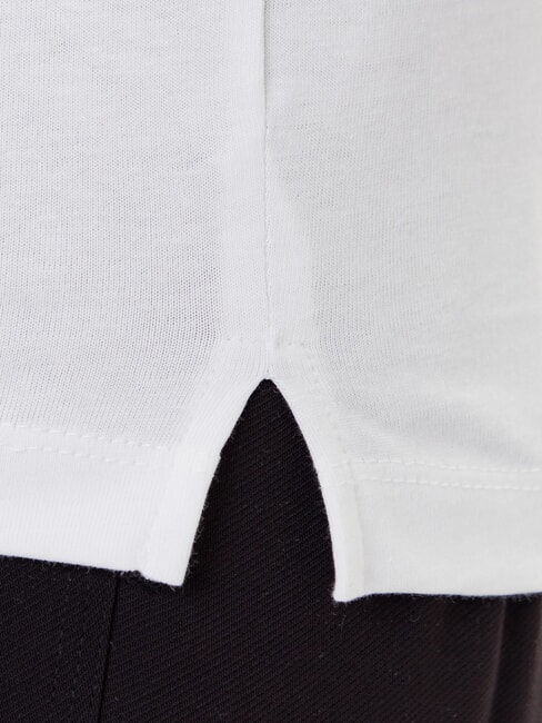 PEARLS LOVE TRIANGLE T-Shirt mit Print und Applikationen purweiß - T-Shirts und Tops für Damen