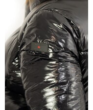 CANADIAN SUMMERSIDE Kurze glänzende Daunenjacke recyceltes glänzendes Schwarz - Daunenjacken für Damen - 3