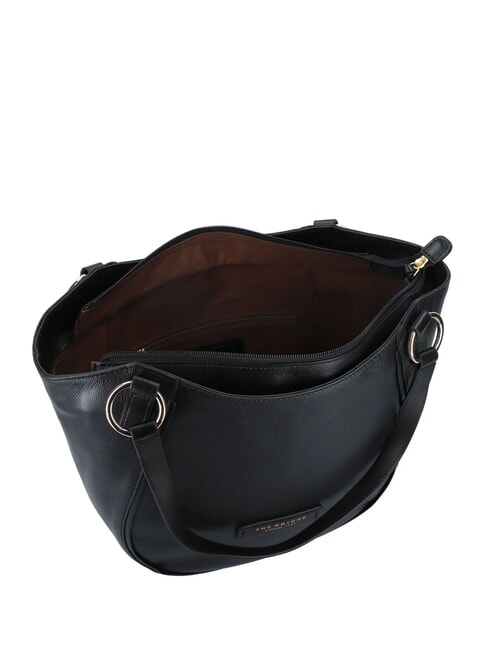 DOMITILLA  Einkaufstasche aus Leder Schwarzes Gold - Damentaschen