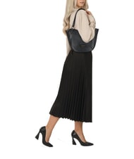 THE BRIDGE DOMITILLA  Einkaufstasche aus Leder Schwarzes Gold - Damentaschen - 4