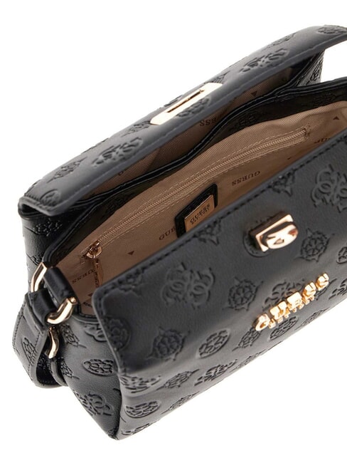 PHOEBE  Mini-Umhängetasche schwarzes Logo - Damentaschen