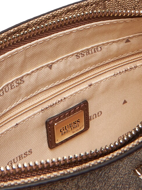 NOELLE 2 Chain Mini-Umhängetasche Latte-Logo / braun - Damentaschen