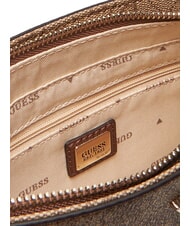 GUESS NOELLE 2 Chain Mini-Umhängetasche Latte-Logo / braun - Damentaschen - 3