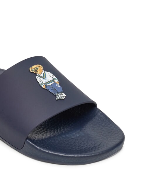 POLO SLIDE Hausschuhe Heritage Bär – Marineblau - Schuhe Unisex