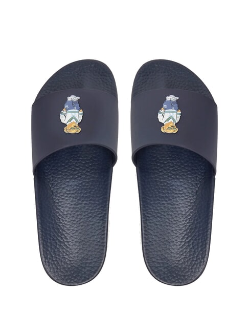 POLO SLIDE Hausschuhe Heritage Bär – Marineblau - Schuhe Unisex
