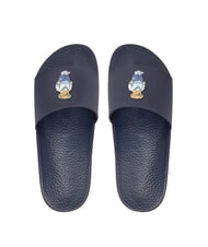 RALPH LAUREN POLO SLIDE Hausschuhe Heritage Bär – Marineblau - Schuhe Unisex - 5