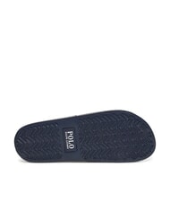 RALPH LAUREN POLO SLIDE Hausschuhe Heritage Bär – Marineblau - Schuhe Unisex - 6