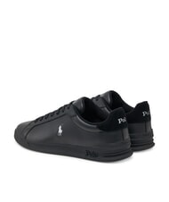 RALPH LAUREN HERITAGE COURT II  Leder-Sneakers schwarz/weichgrau pp - Schuhe Unisex - 4