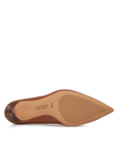 LANETTE Lederdekolleté tiefes Sattelbraun - Damenschuhe