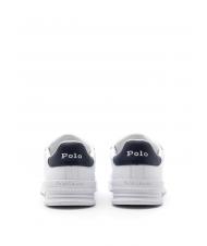 RALPH LAUREN HERITAGE COURT II NAPPA Ledersneaker f&uuml;r Herren wei&szlig; / newport navy pp - Herrenschuhe - 3