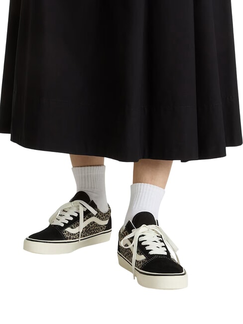 OLD SKOOL COLOR THEORY Canvas-Sneaker schwarz/leopard - Schuhe Unisex