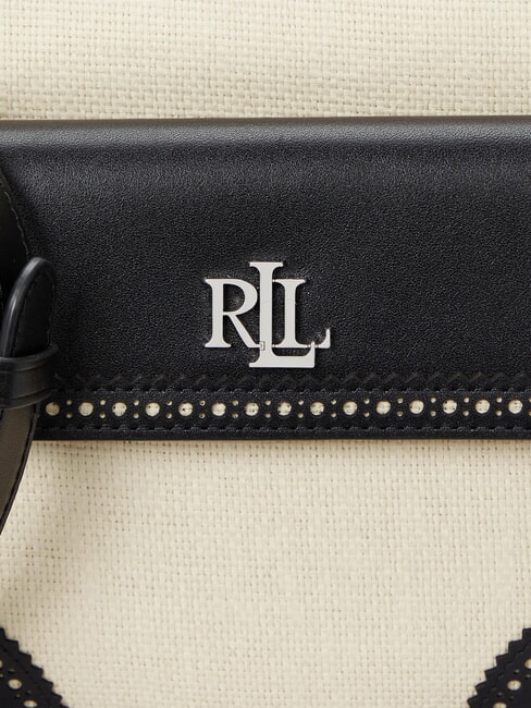 MARCY Kameratasche aus Stroh mit Tasche hellnatur/schwarz - Damentaschen