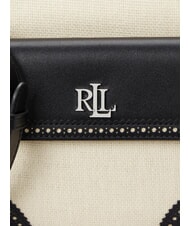 RALPH LAUREN MARCY Kameratasche aus Stroh mit Tasche hellnatur/schwarz - Damentaschen - 4