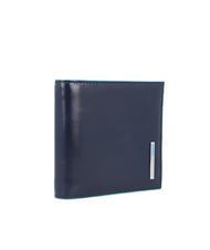 PIQUADRO BLUE SQUARE Ledergeldbörse Blau - Brieftaschen Herren - 4