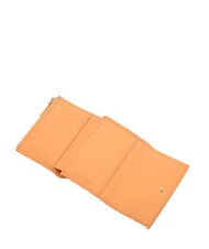 COCCINELLE METALLIC SOFT Kleine Geldbörse aus strukturiertem Leder - Brieftaschen Damen