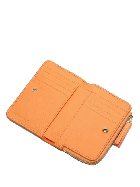 TASSEL tassel portafoglio pelle martellata Portemonnaie aus genarbtem Leder Sonnenaufgang - Brieftaschen Damen