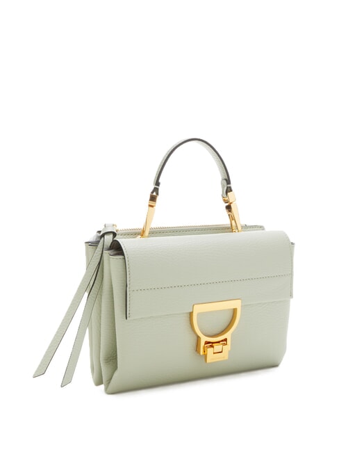 ARLETTIS Minitasche aus strukturiertem Leder Seladongrün - Damentaschen