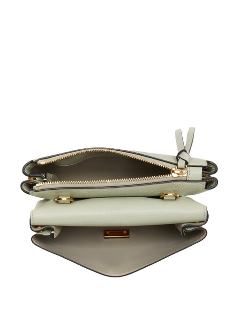 ARLETTIS Minitasche aus strukturiertem Leder Seladongrün - Damentaschen