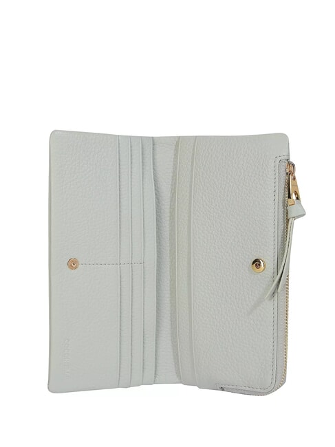 SOFTY Portemonnaie aus genarbtem Leder Seladongrün - Brieftaschen Damen