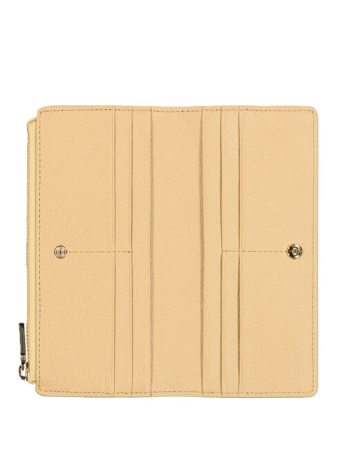METALLIC SOFT Ledergeldbörse frisches Beige - Brieftaschen Damen