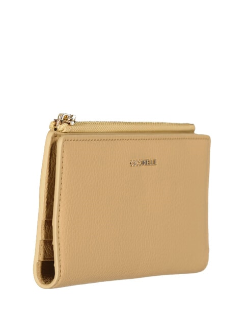 METALLIC SOFT Ledergeldbörse frisches Beige - Brieftaschen Damen