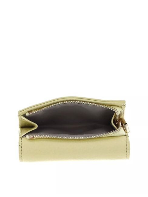 METALLIC SOFT Portemonnaie aus genarbtem Leder Kalkw&auml;sche - Brieftaschen Damen