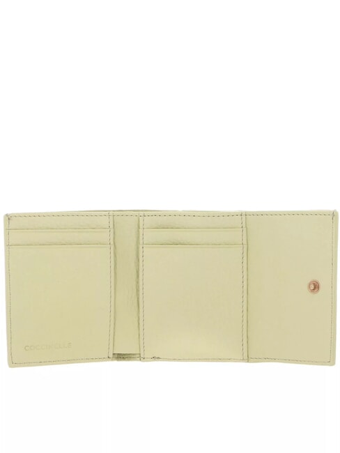 METALLIC SOFT Portemonnaie aus genarbtem Leder Kalkw&auml;sche - Brieftaschen Damen