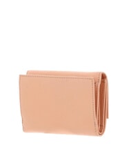 COCCINELLE METALLIC SOFT Bifold-Brieftasche aus gehämmertem Leder Sonnenaufgang - Brieftaschen Damen - 3