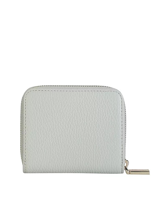 METALLIC SOFT Kleine Geldbörse aus Leder Seladongrün - Brieftaschen Damen