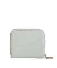 COCCINELLE METALLIC SOFT Kleine Geldbörse aus Leder Seladongrün - Brieftaschen Damen - 3