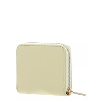 COCCINELLE METALLIC SOFT Kleine Geldbörse aus Leder Kalkwäsche - Brieftaschen Damen - 3