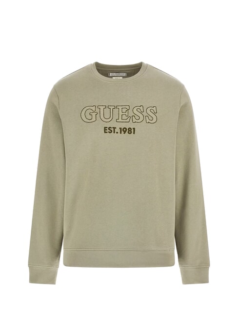 BEAU  Sweatshirt mit Rundhalsausschnitt moosgrün - Sweatshirts Herren