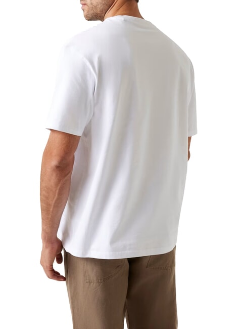 PATCH AT CHEST  Baumwoll-T-Shirt purwei&szlig; - Herren-T-Shirts