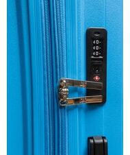 LESAC AIR FLOW Großer erweiterbarer Trolley Seeblau - Harte Trolleys - 6