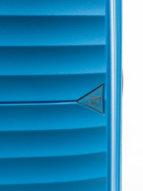 AIR FLOW Mittelgroßer erweiterbarer Trolley Seeblau - Harte Trolleys