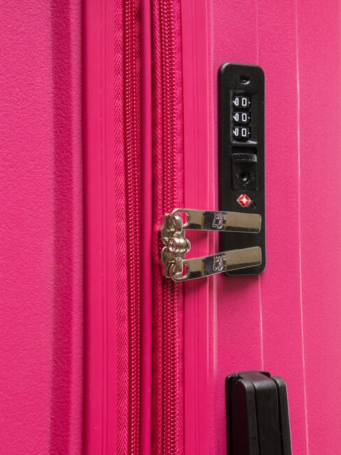 AIR FLOW Großer erweiterbarer Trolley Pfirsichrot - Harte Trolleys