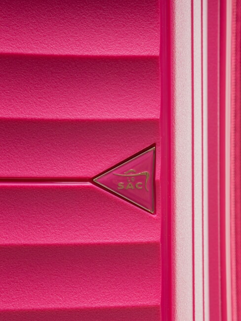 AIR FLOW Großer erweiterbarer Trolley Pfirsichrot - Harte Trolleys