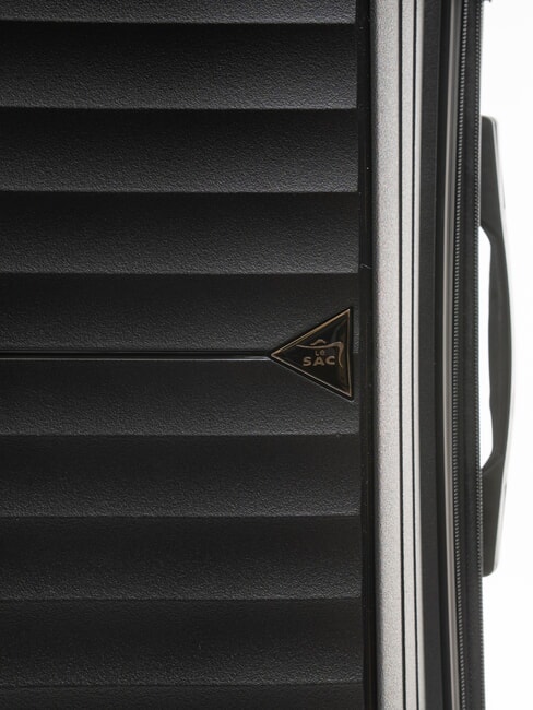 AIR FLOW Großer erweiterbarer Trolley Schwarz - Harte Trolleys