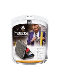 GO TRAVEL GO  Starrer RFID-blockierender Kartenhalter Schwarz - Reisezubehör - 3