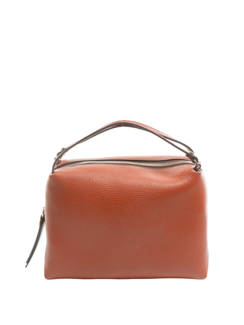 ALIFA Ledertasche mit Schultergurt ziegelrot - Damentaschen