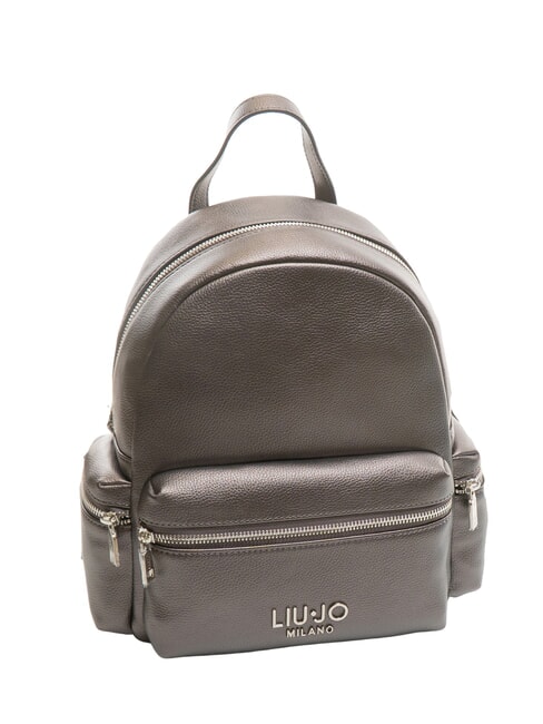 EVRIM Mittlerer Rucksack mit Taschen Anthrazit met. - Damentaschen