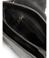 GIANNI CHIARINI HELENA ROUND Ledertasche mit doppeltem Schultergurt Schwarz - Damentaschen - 5