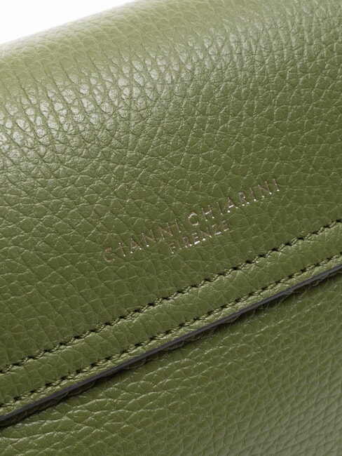 THREE Umhängetasche aus Leder tiefes Feuer - Damentaschen